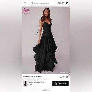 Black Bridesmaids Dress